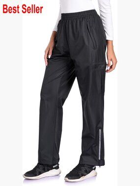 Waterproof Rain Pants for Women Hiking Outdoor Golf Fishing Lightweight